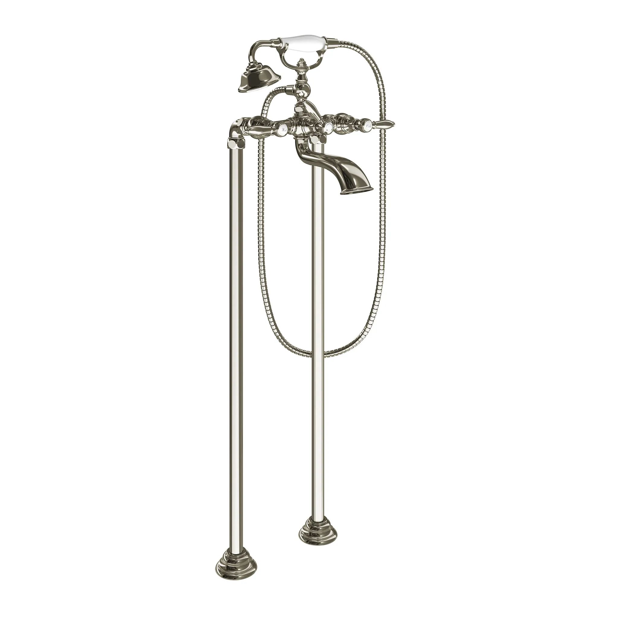 Weymouth Two-Handle Tub Filler including Handheld Shower