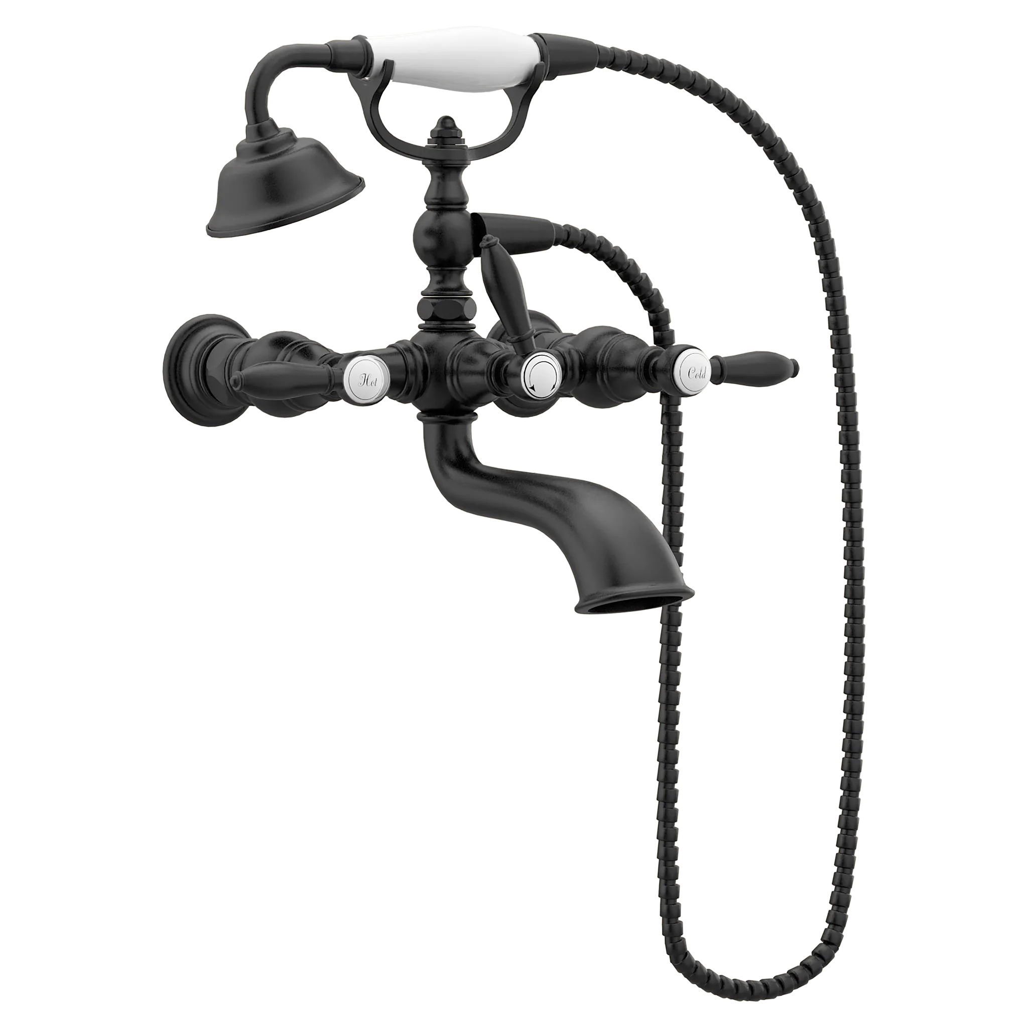 Weymouth Two-Handle Tub Filler including Handheld Shower