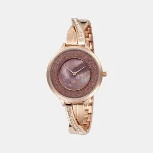 Women Rose Gold Analog Stainless Steel Watch S730LXXNSV