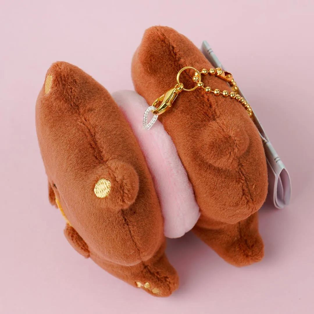 Yummy Biscuit Plush Charm - Bear Biscuit Sandwich / Mini